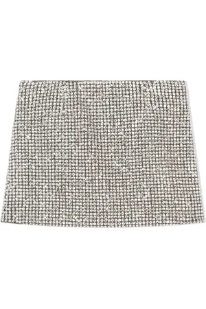 Dolce & Gabbana Rhinestone-embellished jersey miniskirt