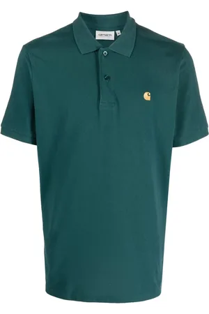 Carhartt Embroidered-logo polo shirt