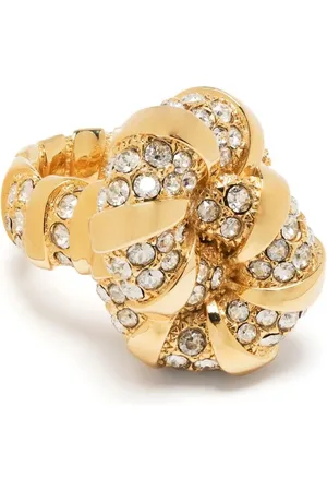 Lanvin Mélodie crystal-embellished ring