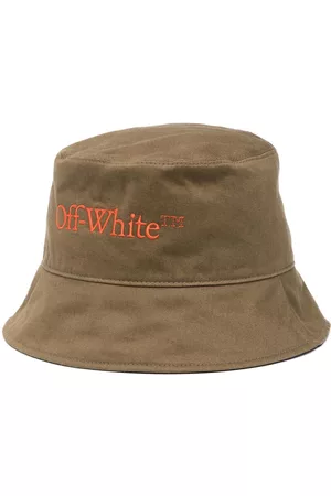 OFF-WHITE Logo embroidered bucket hat