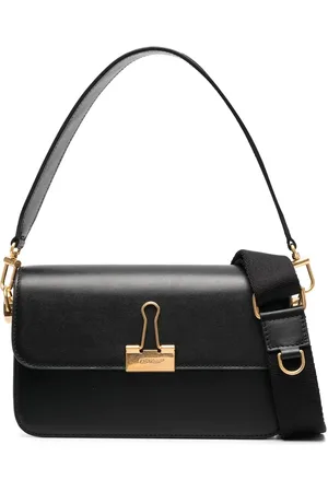 OFF-WHITE Binder Clip leather crossbody bag