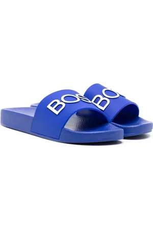 HUGO BOSS Logo-embossed slides