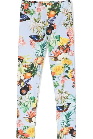 Molo Tropical fruit-printed leggings