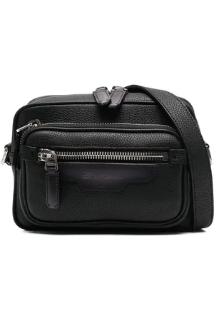 santoni Calf leather shoulder bag