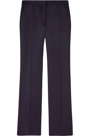 Jil Sander Pressed-crease high-waisted trousers