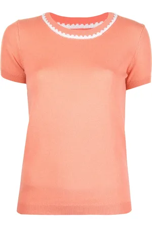 Paule Ka Contrast stitching jumper