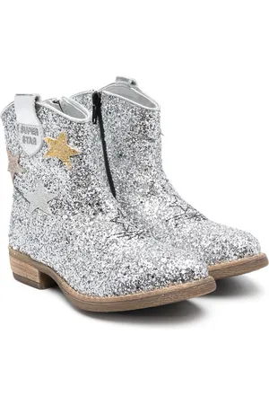 MONNALISA Glitter Western 30mm boots