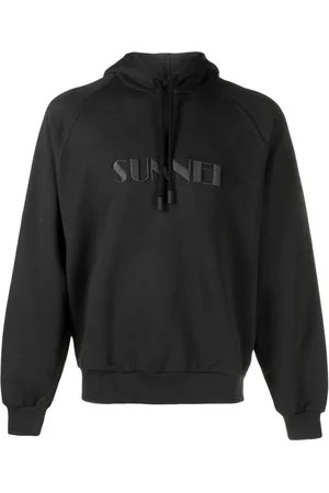 SUNNEI Logo-embroidered cotton hoodie