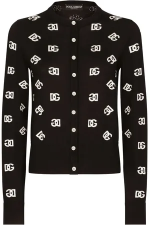 Dolce & Gabbana DG-logo wool-silk cardigan