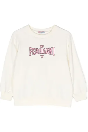 Chiara Ferragni Logo-embroidered stretch-cotton sweatshirt