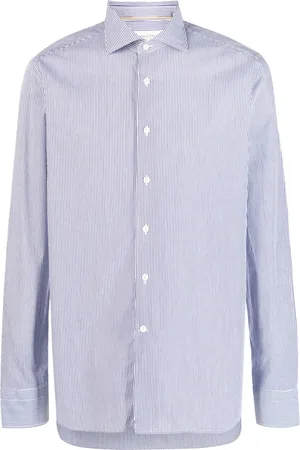 Tintoria Mattei Striped long-sleeved shirt