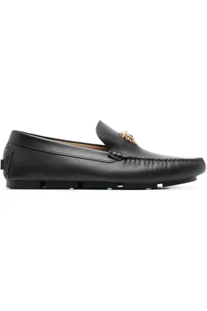 VERSACE La Medusa leather loafers
