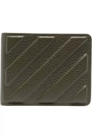 OFF-WHITE Men Wallets - 3D diagonal-stripe bi-fold wallet