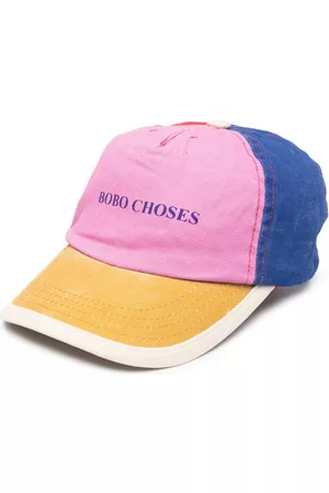 Bobo Choses Logo-print colorblock cotton cap