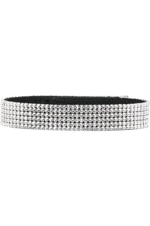 Dolce & Gabbana Crystal-embellishment adjustable-fit belt