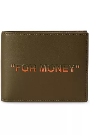 OFF-WHITE Quote leather bifold wallet
