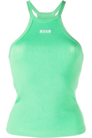 Msgm Logo-print tank top