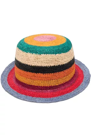 Paul Smith Multicoloured raffia bucket hat
