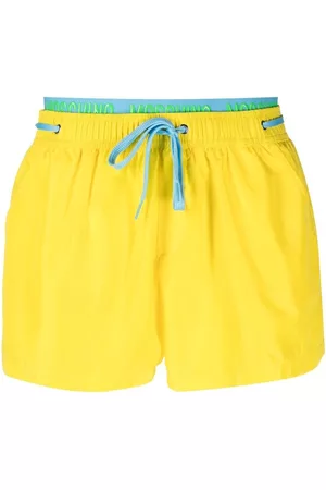 Moschino Logo-embossed swim shorts