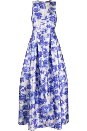 Sachin & Babi Brooke watercolour-effect gown