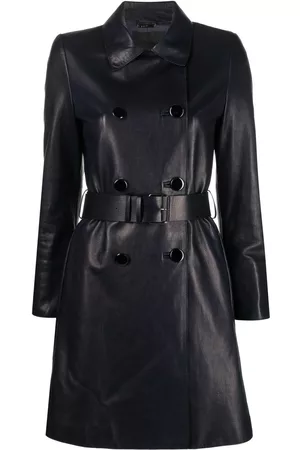 Giorgio Armani X 10 Corso Como leather trench coat
