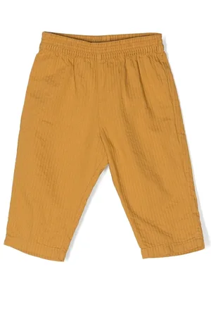 BONTON Striped cotton trousers