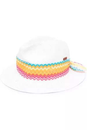 Missoni Fedora embellished ribbon hat