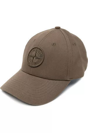 Stone Island Compass-motif cotton baseball cap