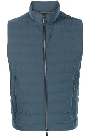 MOORER Padded gilet jacket
