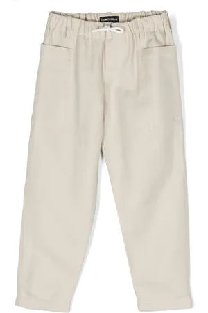 Emporio Armani Logo-embroidered trousers