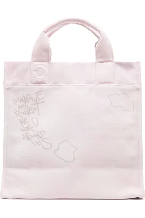 Objects IV Life Logo-print cotton tote bag