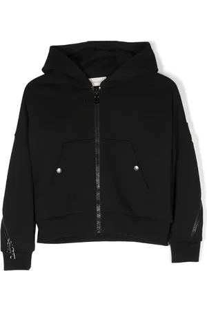Moncler Logo-patch cotton hoodie