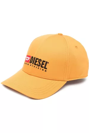 Diesel Men Caps - Logo-embroidered cotton baseball cap