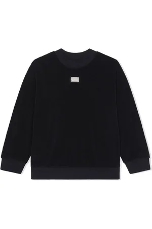 Dolce & Gabbana Logo-tag terrycloth sweatshirt