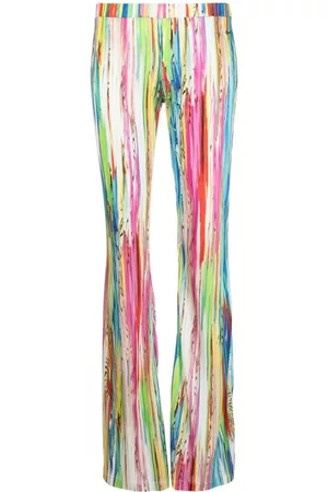 Dsquared2 Abstract-print flared trousers