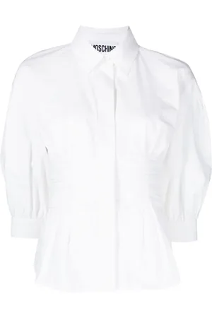 Moschino Gathered-waist detail shirt
