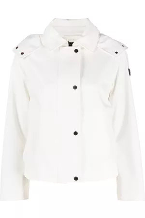 Peuterey Women Jackets - Logo-patch buttoned jacket