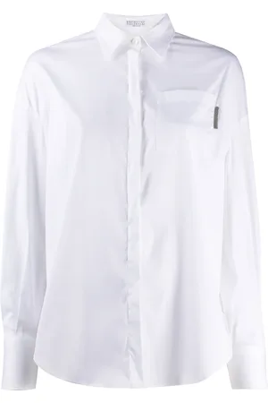 Brunello Cucinelli Plain long-sleeved shirt
