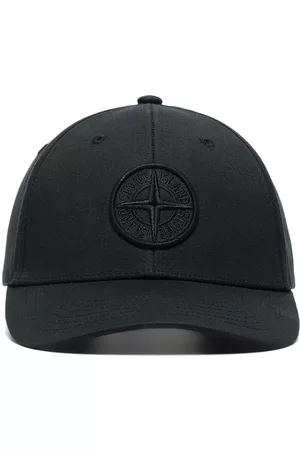 Stone Island Men Caps - Logo-embroidered cotton baseball cap