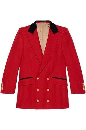 Gucci Peak-lapels double-breasted blazer