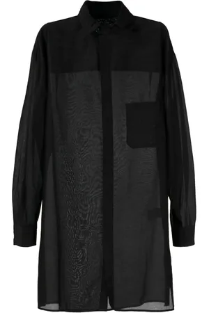YOHJI YAMAMOTO Double-collar long shirt