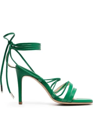 P.A.R.O.S.H. Leather ankle-tie sandals