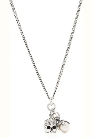 EMANUELE BICOCCHI Skull pendant necklace