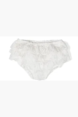 DOUUOD KIDS Metallic-detail bloomers shorts