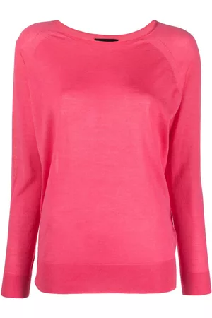 Roberto Collina Fine-knit ribbed-trim jumper