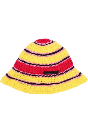 Stella McCartney Crochet knit cotton bucket hat