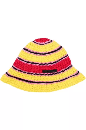 Stella McCartney Crochet knit cotton bucket hat