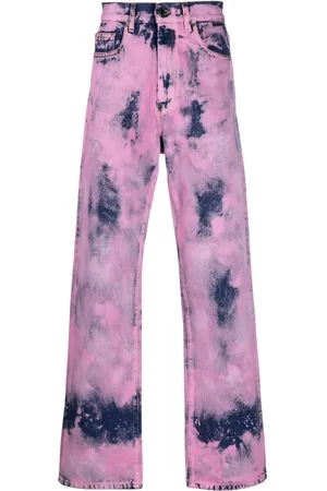 DARKPARK Tie-dye straight-leg jeans