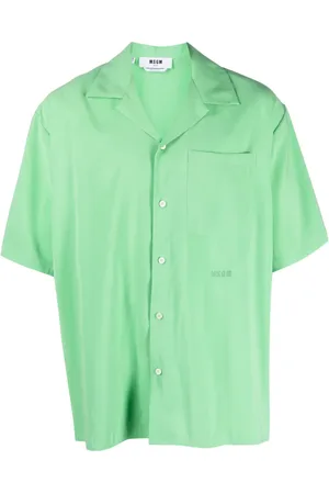 Msgm Embroidered-logo short-sleeve shirt