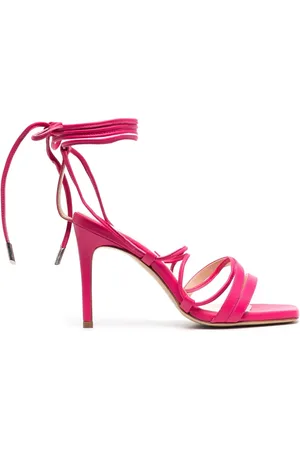 P.A.R.O.S.H. Leather ankle-tie sandals